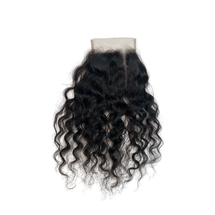 Premium Indian "Curly" CLOSURE 5x5 12inch