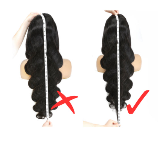 13x6 Brazilian Body Wavy 24inch Lace Front Wig - Glueless Pre Plucked